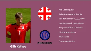 Glib Katkov | 2008 (Georgia | FC Inter Academy) footage vs Latvia U15