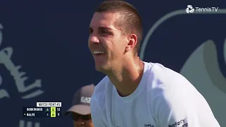 Highlights: Thanasi Kokkinakis vs. Quentin Halys - R1 - Dubai Duty Free Tennis Championships 2023