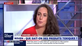 Interview Laura Verdier - LCI 02/10/2019 - Accident Lubrizol à Rouen