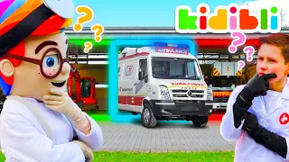 Let's Discover Big Vehicules With Kidibli | Kids Pretend to Play | Animaj Kids