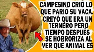 Campesino Crió Lo Que Parió Su Vaca Pero Tiempo Después Se Horroriza Al Descubrir Qué Animal Es