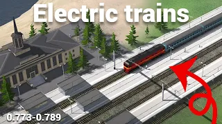 Обновление 0.773-0.789 Электрички/ElectricTrains #electrictrains -- Тэп-70 и сохранение в игре.