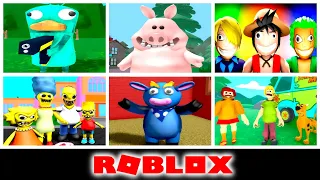 Roblox Hungry Games, Hungry Mouse, Hungry Nora, Hungry Simpsons, Hungry Piggy, Hungry Tubbies