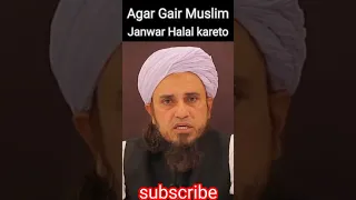 Agar Gair Muslim Janwar Halal kareto |Mufti Tariq Masood