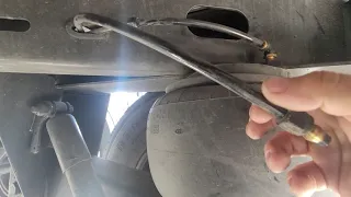 Blown airbag on semi truck or trailer temporary fix