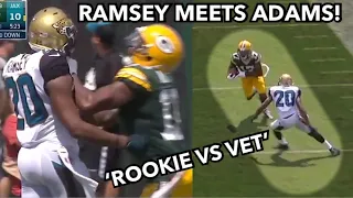 Davante Adams MEETS Jalen Ramsey! PHYSICAL! Jalen Ramsey vs Davante Adams & Randall Cobb (WR vs CB)