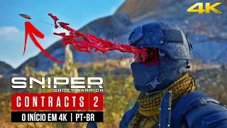 O ULTRA REALISMO DE SNIPER CONTRACTS 2  : O INÍCIO DO JOGO EM 4K !