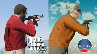 GTA 5 Vs Starfield Physics & Details Comparison