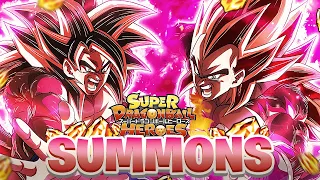 LIMITS BROKEN! Super Dragon Ball Heroes X Dokkan Battle Collab Summons!| Dokkan Battle