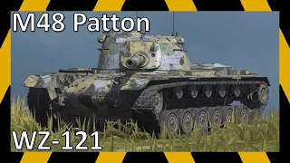 WZ-121, M48 Patton | Реплеи | WoT Blitz | Tanks Blitz