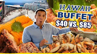 $40 Vs. $85 Buffet All You Can Eat Buffet in Honolulu, Hawaii! Which one is the best? UNLIMITED POKE