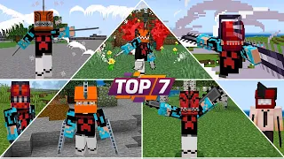 TOP 7 Best CHAINSAW MAN Addons for Minecraft PE