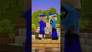 KEREM KOMİSER & ASLI DUYGUSAL MÜZİK KLİP ♪ - Minecraft #shorts