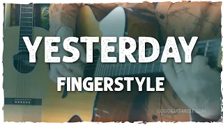 "Yesterday" Guitar Tutorial + Lesson - Exactly Like The Recording | Beatles Fingerstyle