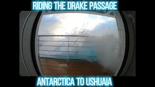 What it's like on the Drake Passage crossing from Antarctica. Drake Shake.