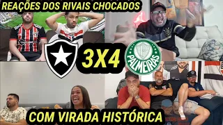 REAÇÕES DOS RIVAIS CHOCADOS COM ENDRICK BOTAFOGO 3X4 PALMEIRAS