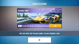 Asphalt 8 : Unlocking Porsche 918 Spyder with Weissach Package