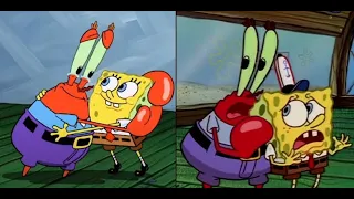 Times where Mr. Krabs shows that he genuinely cares for SpongeBob