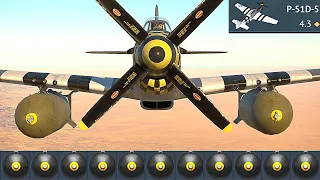 How to KILL enemies with ELEGANCE🔥MUSTANG P-51D-5 - War Thunder 😱