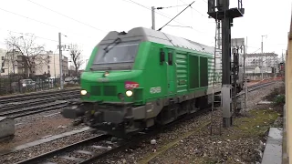 (HD) Trains at Le Bourget, France 27 & 29/1/15