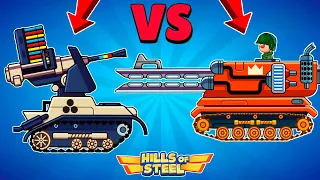 TANK FLAK VS TANK MAMMOTH! Which Tank is the Best? Hills of Steel
