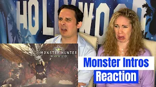 Monster Hunter World All Monster Intros Reaction