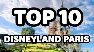 [4K] TOP 10 MEJORES ATRACCIONES DE DISNEYLAND PARIS