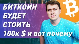 Биткоин будет стоить больше 100 тысяч долларов в 2025 году и вот почему