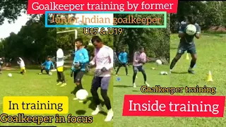 modern & technique - Asansol u17 & u19 | Goalkeeper special | inside goalkeeper training | session 1