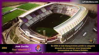 Evolución estadio José Zorrilla Real Valladolid Club de Fútbol