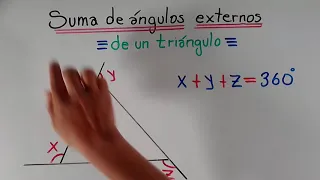 🟢Suma de ángulos externos-Teoría y ejemplos fáciles
