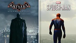 Batman Arkham Knight vs Spider-Man PS4 Comparison