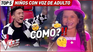 ¿Tienen voz de adultos estos niños de La Voz Kids?