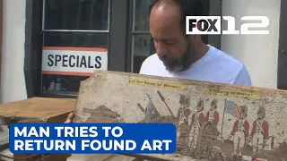 Man tries to return found art stolen from Portland restaurant over 25 years ago