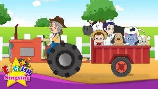 The Farmer in the Dell - Funny Animal Song - Popular Nursery Rhyme - Kids song with lyrics