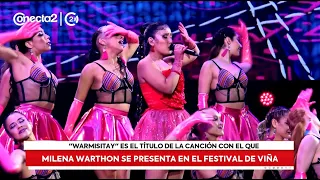 VIÑA 2023: PRESENTACIÓN DE MILENA WARTHON EN LA COMPETENCIA FOLCLÓRICA