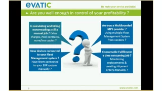 Evatic Webinar June 2017-The benefits of a fully automated Workflow for MPS providers