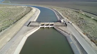 Drone Footage Of The California Aqueduct