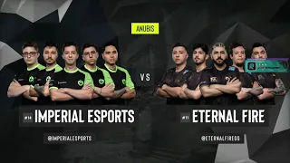 ETERNAL FIRE 🆚  IMPERIAL | 2. HARITA ANUBIS | Bo3 | EPL 19 GRUP MAÇI | !berlin sosyal: @roottheg