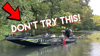 Do NOT Try This In A Fiberglass Bass Boat!!(Aluminum Advantage)