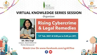 Rising Cyber-crime and legal Remedie by Abha Singh | SGRKF