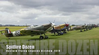 Spitfire Dozen - Duxford Flying Legends Airshow 2019