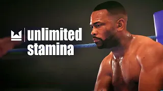 Stamina is Unlimited on UNDISPUTED boxing...