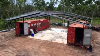 NT Field & Game roof structure