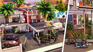 Movie Theatre, Bowling Alley & Arcade | The Sims 4 Speed Build