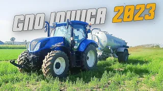 🔥Oporowa Gnojowica 2023🔥New Holland T6.160 & Meprozet🔥GR. Ciechomscy🔥