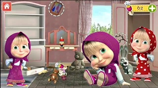 Masha And The Bear House Cleaning Games For Girls Gameplay - Kids Games