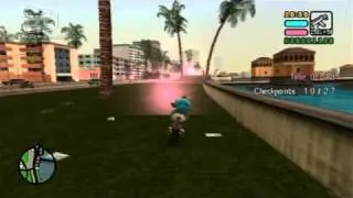 GTA Vice City Stories - Walkthrough - Playground On The Dock - Checkpoint Race [PS2 Exclusive]