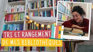 Je range mes 3 bibliothèques 🤭📚📚