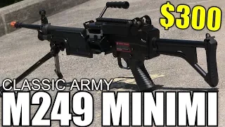 Classic Army M249 Minimi Airsoft Review - A Viable $300 LMG?